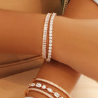 5 Carat Baguette Bolo Bracelet by Kathy Hilton