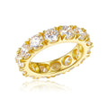 5 Carat Eternity Ring in Gold Vermeil