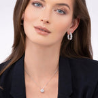5 Carat Inside Out Short Hoops by Kathy Hilton