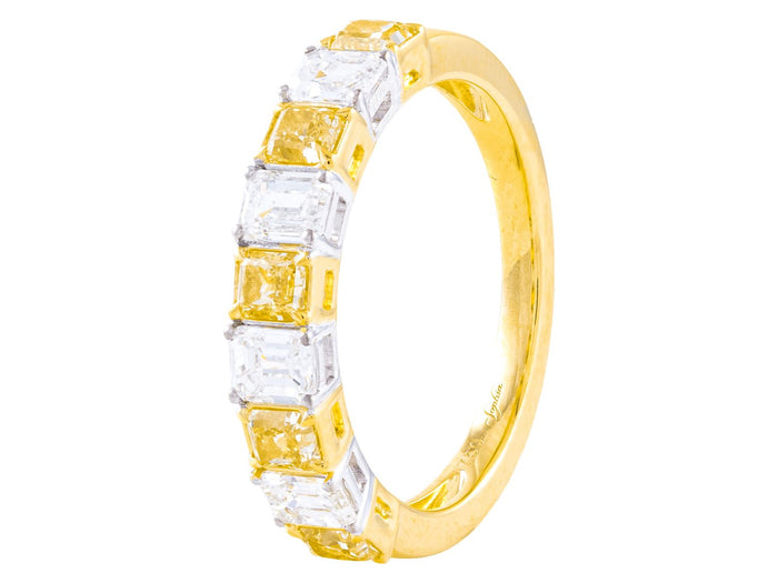 Diamond Band - 18 KT Yellow Gold