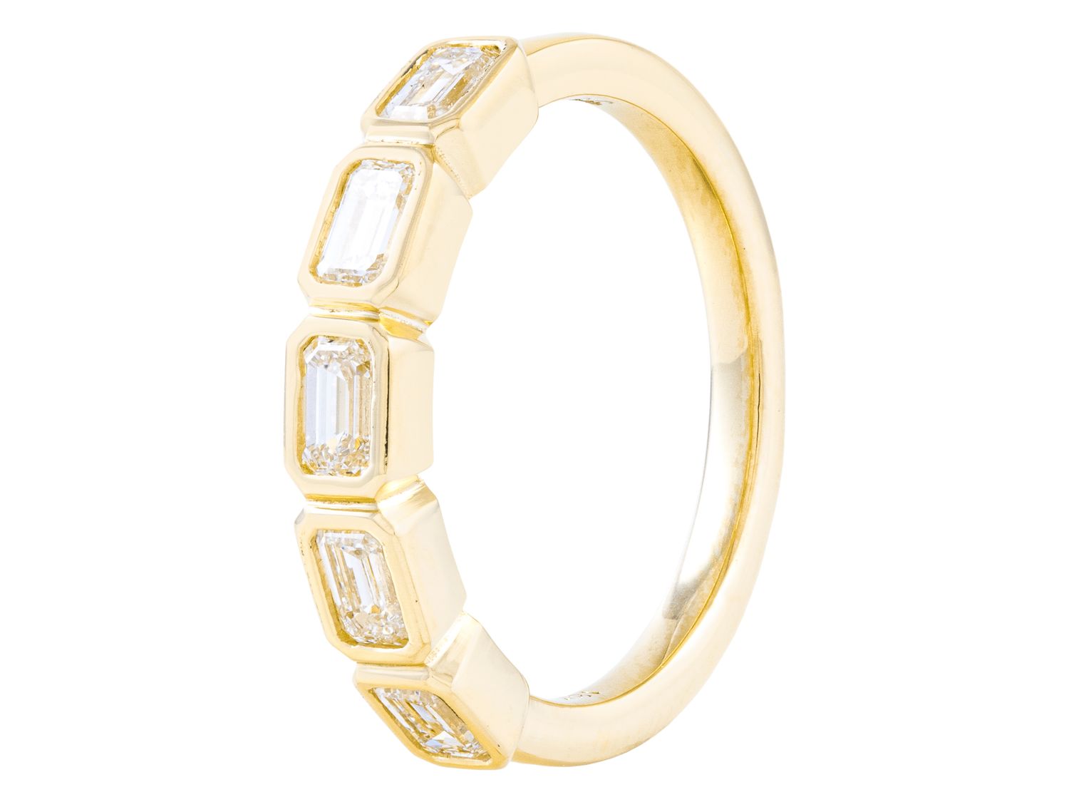 Diamond Band - 18 KT Yellow Gold