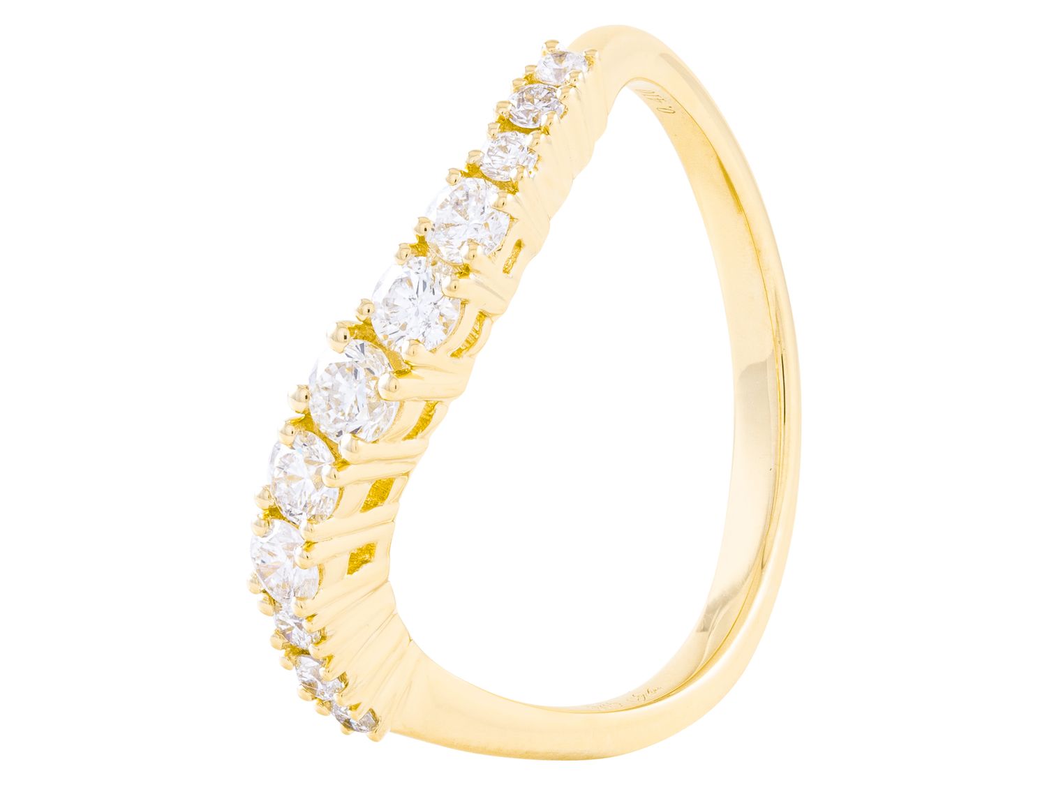Diamond Ring - 14 KT Yellow Gold