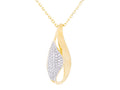 Diamond Necklace - 14 KT Yellow Gold