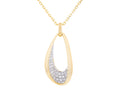 Diamond Necklace - 14 KT Yellow Gold