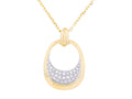 Diamond Necklace - 14 KT Yellow Gold