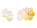 Diamond Earrings - 18 KT Yellow Gold