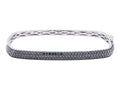 Diamond Bangle - 14 KT White Gold