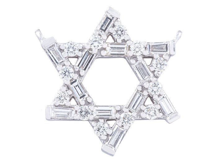 Diamond Pendant - 18 KT White Gold