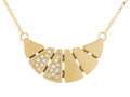 Diamond Necklace - 14 KT Yellow Gold