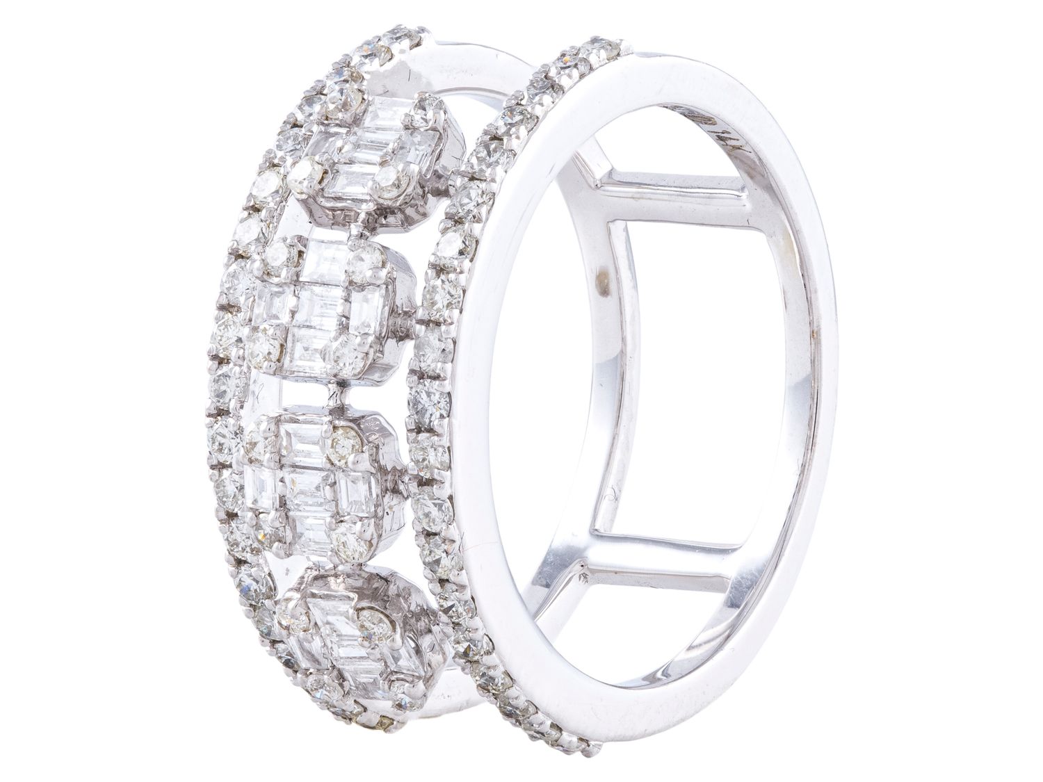 Diamond Ring - 14 KT White Gold