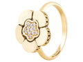 Diamond Ring - 14 KT Yellow Gold