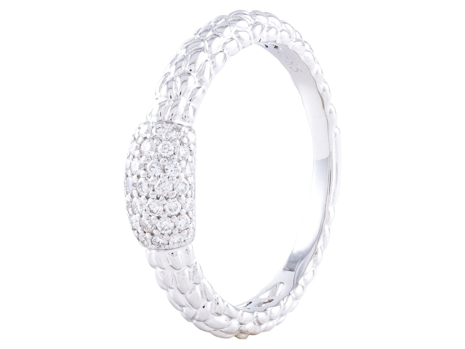 Diamond Ring - 14 KT White Gold