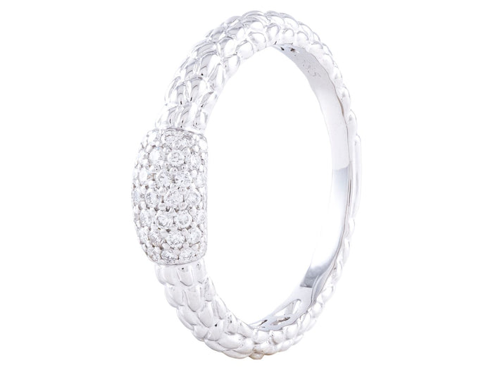 Diamond Ring - 14 KT White Gold