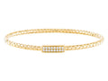 Diamond Bangle - 18 KT Yellow Gold