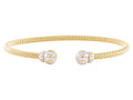 Diamond Bangle - 18 KT Yellow Gold