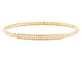 Diamond Bangle - 18 KT Yellow Gold
