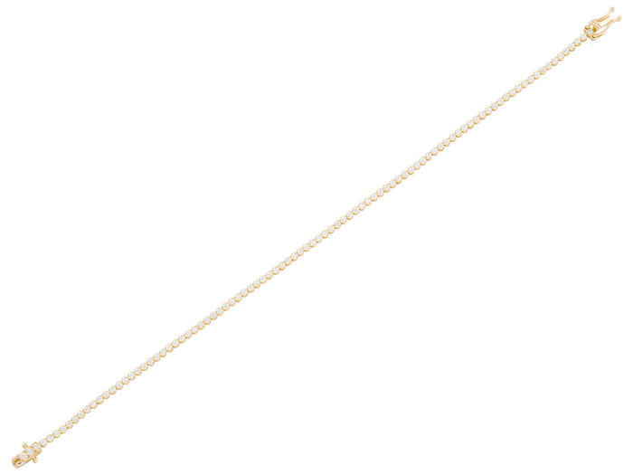 Diamond Bracelet - 14 KT Yellow Gold