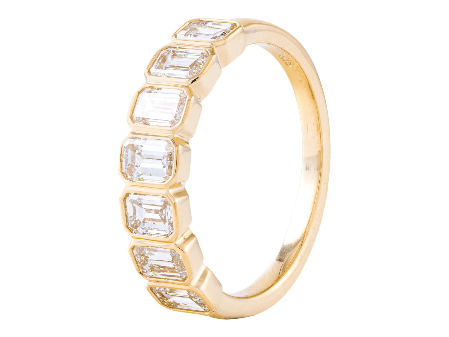 Diamond Band - 18 KT Yellow Gold
