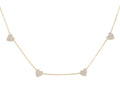 Diamond Necklace - 14 KT Yellow Gold