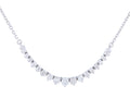 Diamond Necklace - 14 KT White Gold