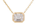 Diamond Necklace - 14 KT Yellow Gold