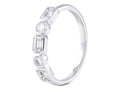 Diamond Band - 18 KT White Gold
