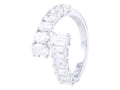 Diamond Band - 18 KT White Gold