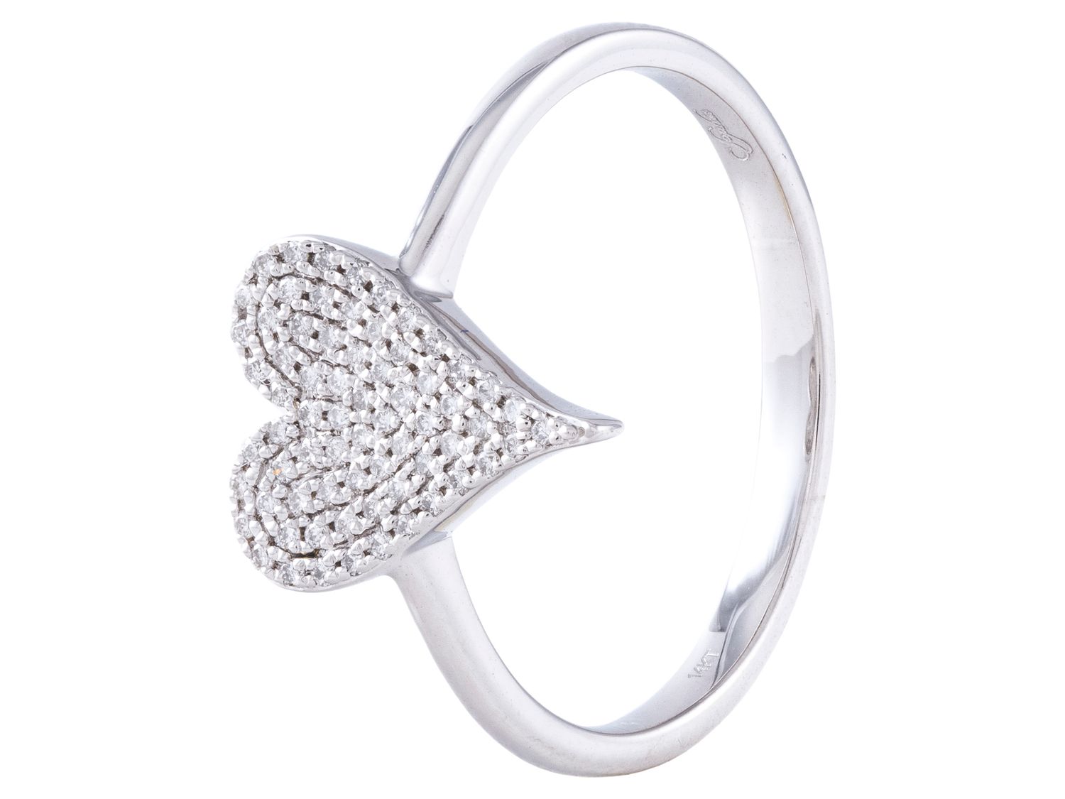 Diamond Ring - 14 KT White Gold