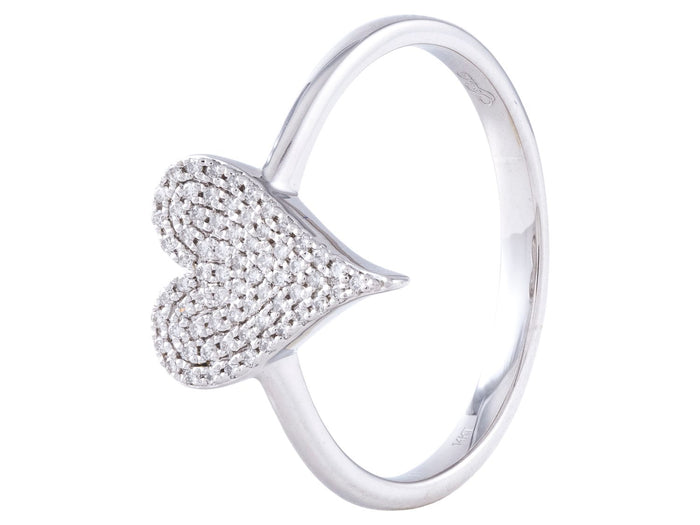 Diamond Ring - 14 KT White Gold