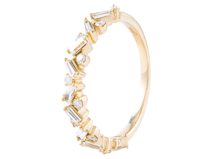 Diamond Ring - 14 KT Yellow Gold