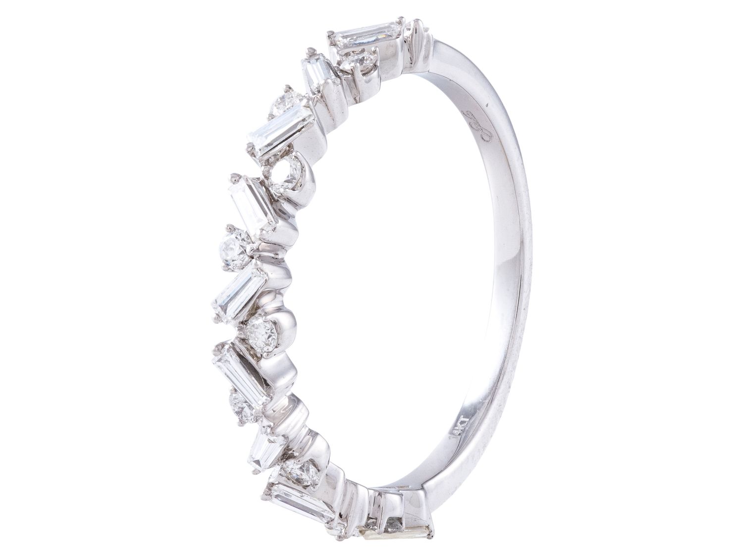 Diamond Ring - 14 KT White Gold