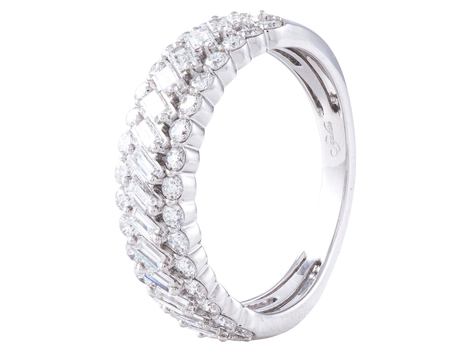 Diamond Ring - 14 KT White Gold