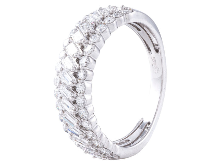 Diamond Ring - 14 KT White Gold