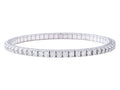 Diamond Bangle - 14 KT White Gold