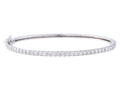 Diamond Bangle - 14 KT White Gold