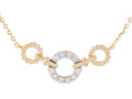 Diamond Necklace - 14 KT Yellow Gold