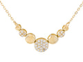 Diamond Necklace - 14 KT Yellow Gold