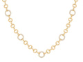 Diamond Necklace - 14 KT Yellow Gold