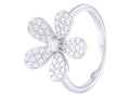 Diamond Ring - 18 KT White Gold