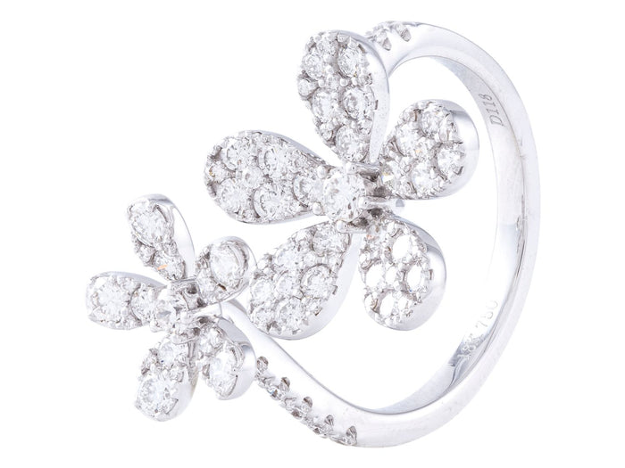 Diamond Ring - 18 KT White Gold