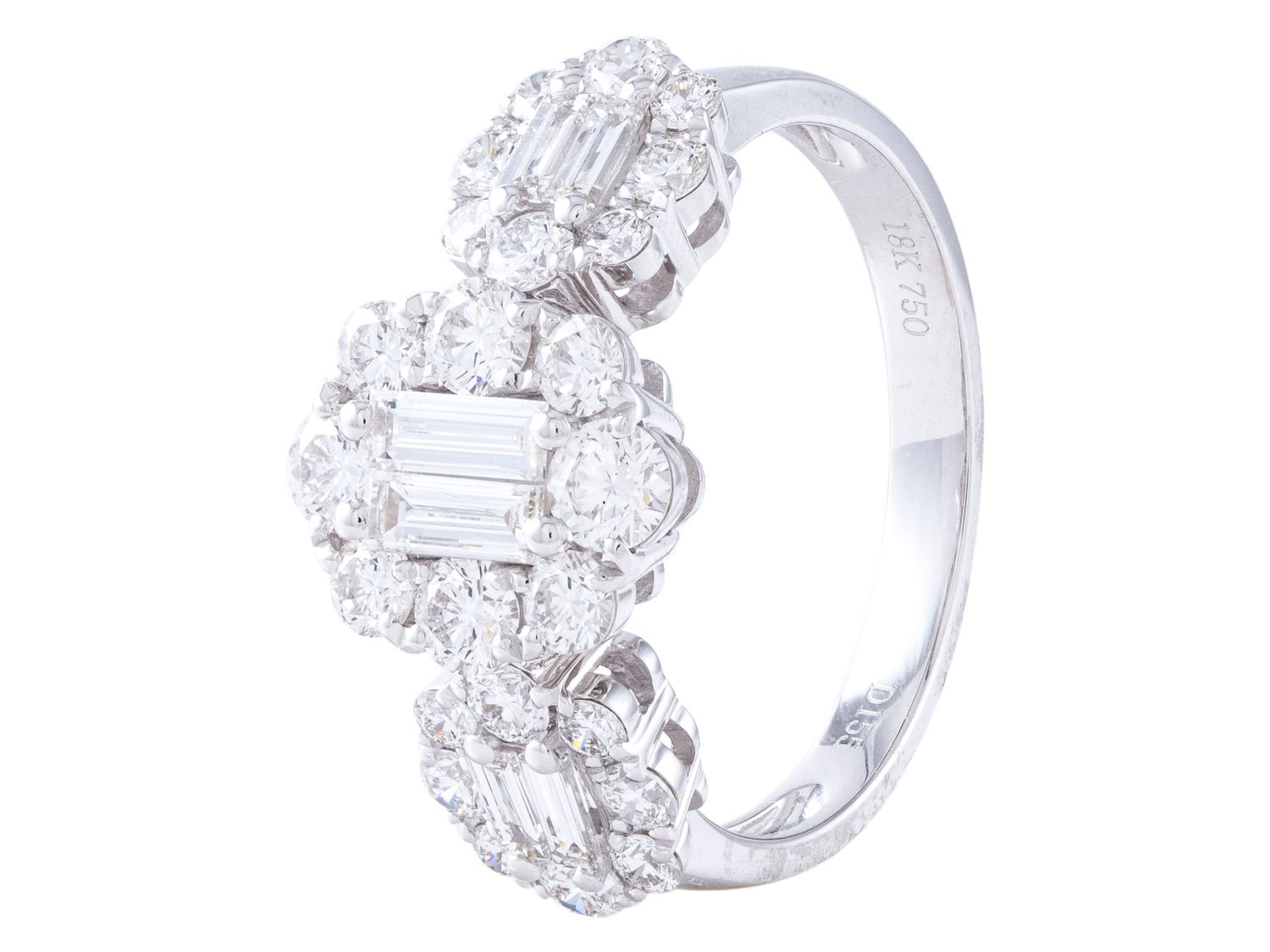 Diamond Ring - 18 KT White Gold