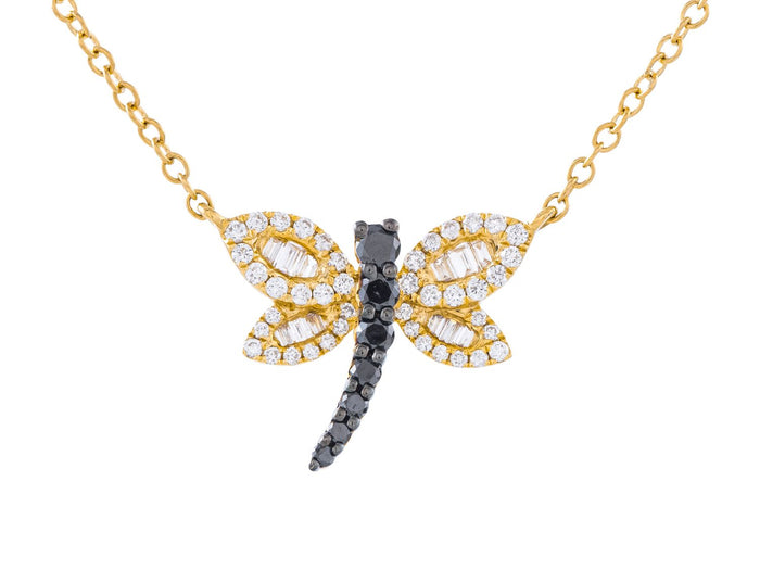Diamond Necklace - 18 KT Yellow Gold