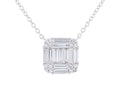 Diamond Necklace - 18 KT White Gold