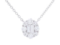 Diamond Necklace - 18 KT White Gold