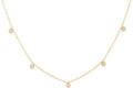 Diamond Necklace - 18 KT Yellow Gold