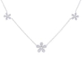 Diamond Necklace - 18 KT White Gold
