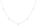 Diamond Necklace - 18 KT White Gold