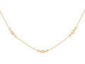 Diamond Necklace - 18 KT Yellow Gold
