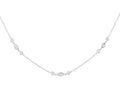 Diamond Necklace - 18 KT White Gold