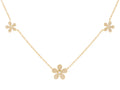 Diamond Necklace - 18 KT Yellow Gold